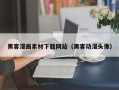 内蒙古黑客漫画素材下载网站（黑客动漫头像）
